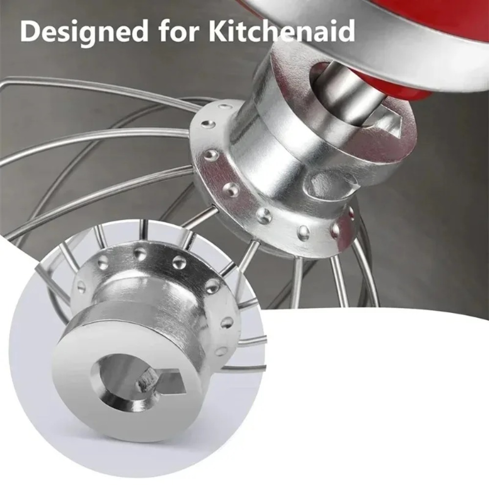 Meat Grinder Attachment - 6 Wire Steel Whisk Whip for