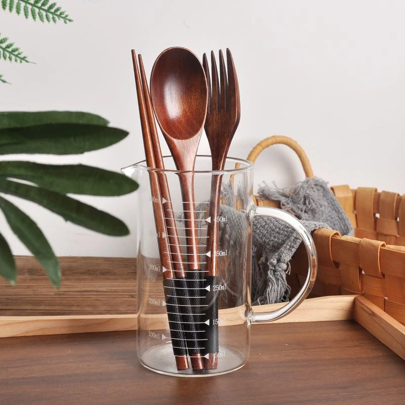 Kitchen Appliances Combo - Wooden Travel Utensil Set Spoon Fork