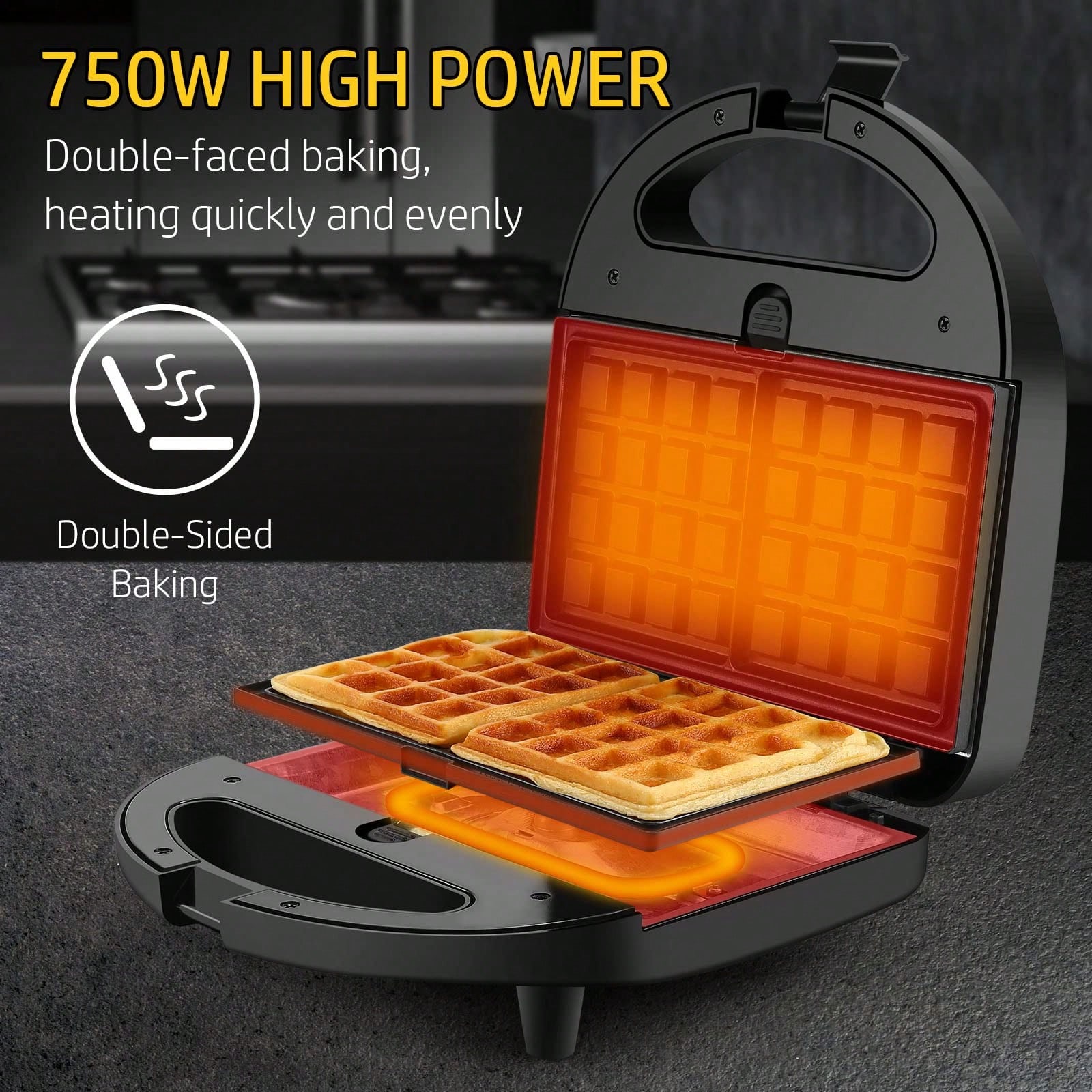 3-In-1 Sandwich Waffle Maker 7 - đánh giá và giá Sandwich Press Grill