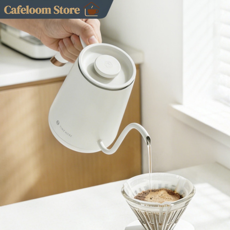 Timemore Fish Smart Temperatur - đánh giá và giá Electric Kettle Gooseneck
