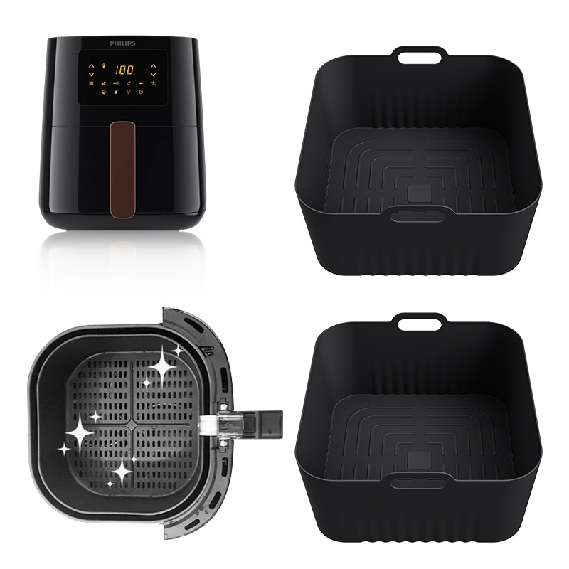 17cm Silicone Air Fryer Mould  - đánh giá và giá Air Fryer 5L Digital