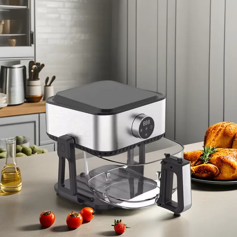 3 In1 Stainless Steel 5L Air F - đánh giá và giá Air Fryer 5L Digital