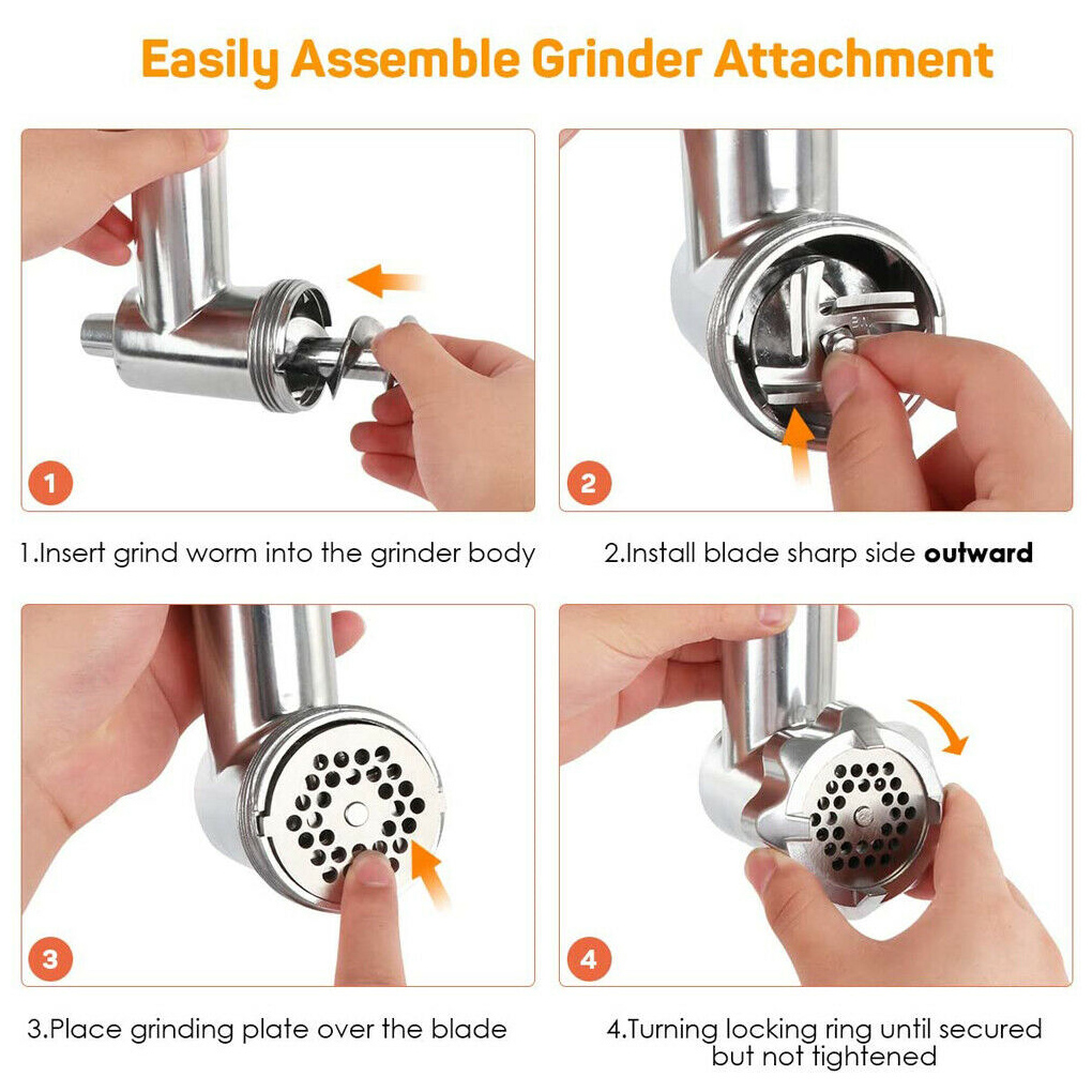 Máy Xay Thực Phẩm Kèm Máy Thái - đánh giá và giá Meat Grinder Attachment