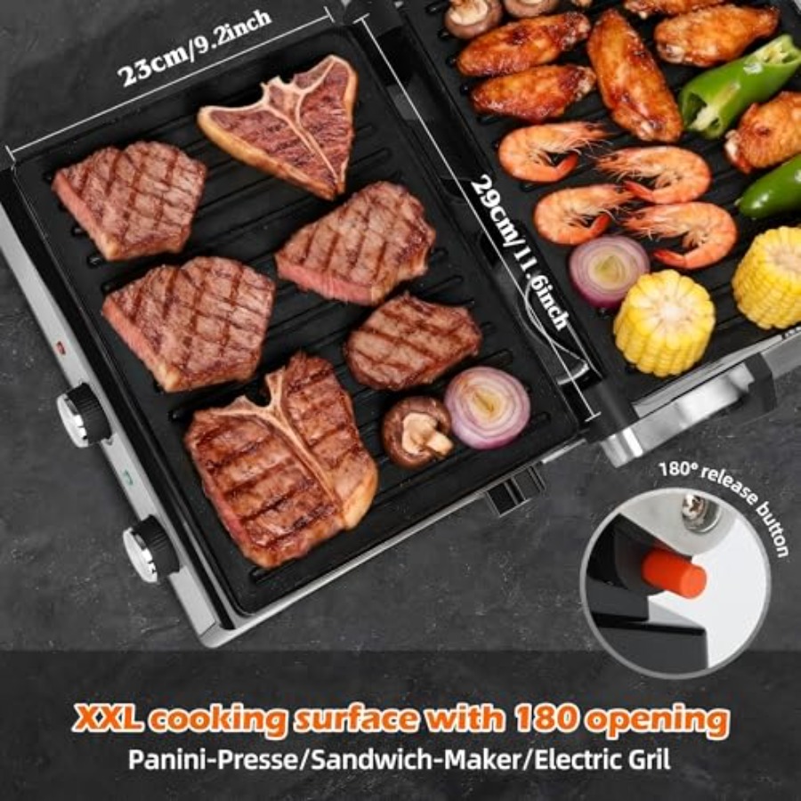 Panini Press Sandwich Maker wi - đánh giá và giá Sandwich Press Grill