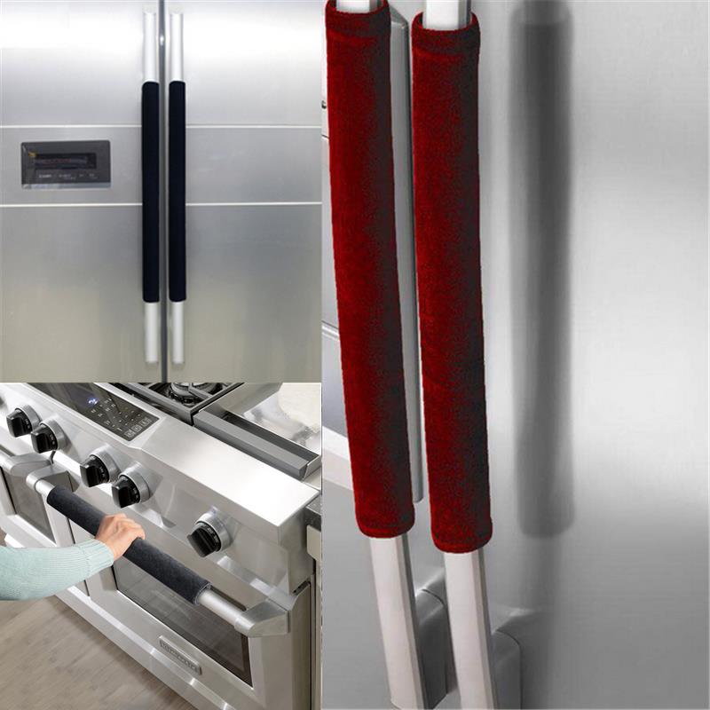 2Pcs/Set Refrigerator Door Han - đánh giá và giá Kitchen Appliances Red Knobs