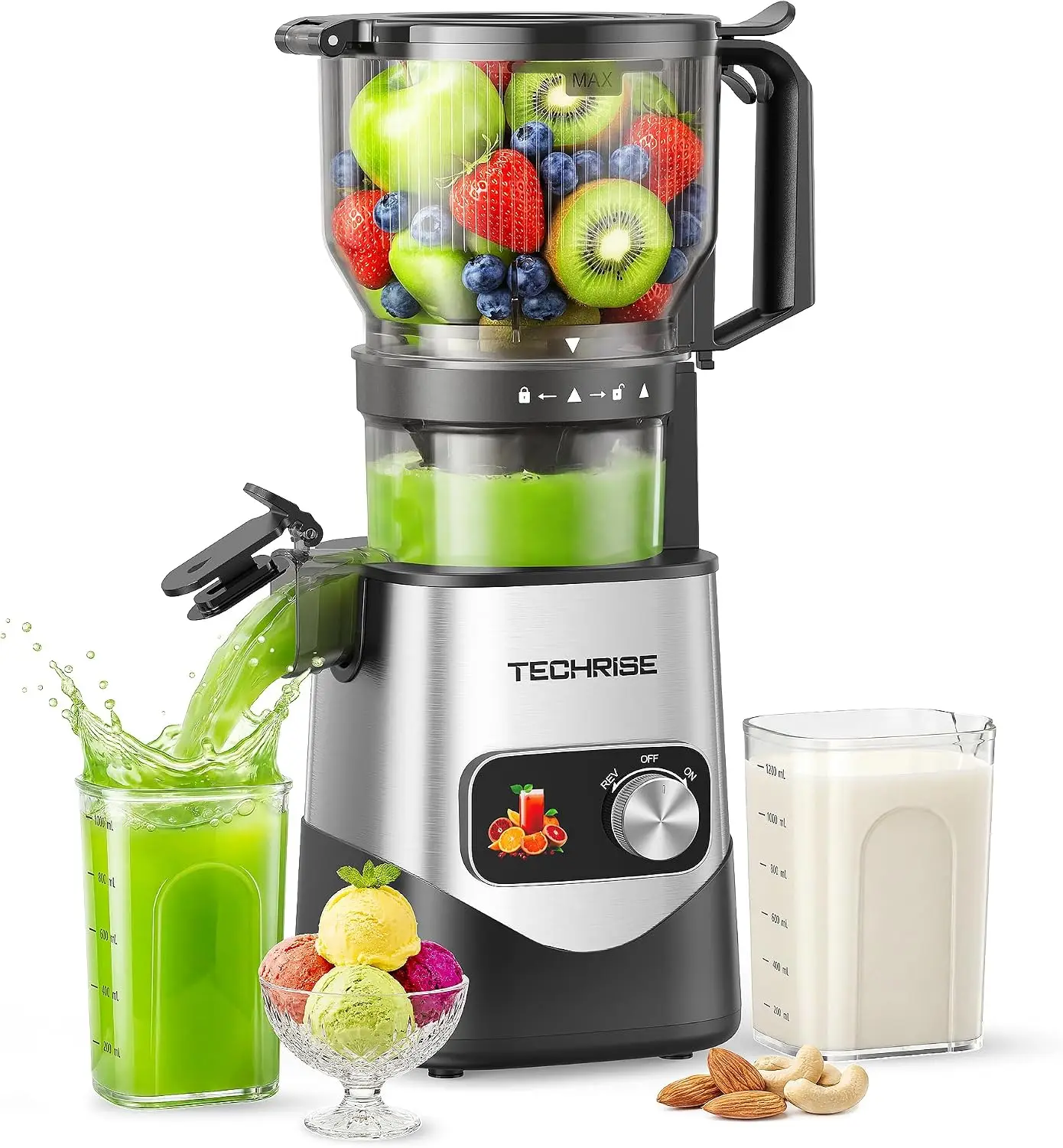 Bestseller3-In-1 Cold Press Ju - đánh giá và giá Juicer Cold Press Slow