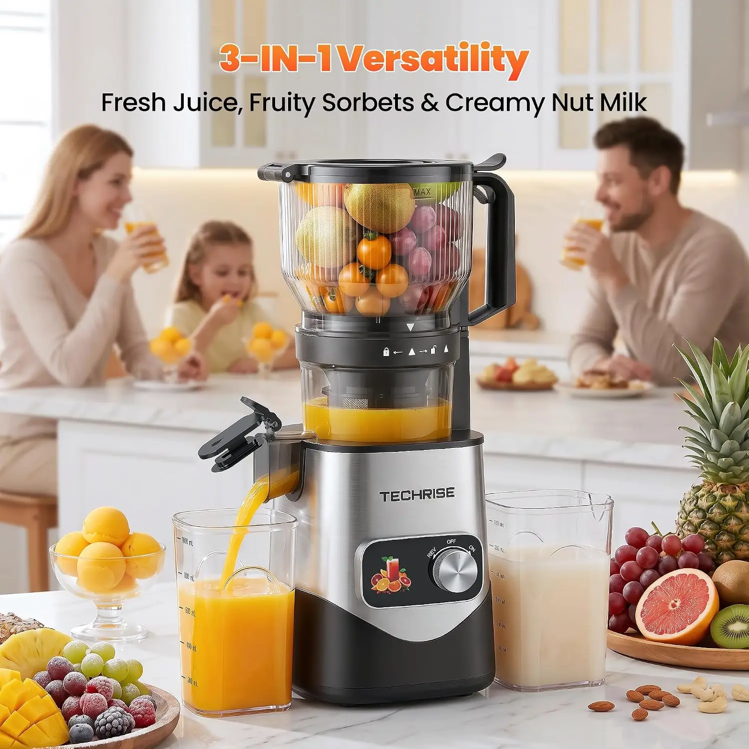 Bestseller3-In-1 Cold Press Ju - đánh giá và giá Juicer Cold Press Slow