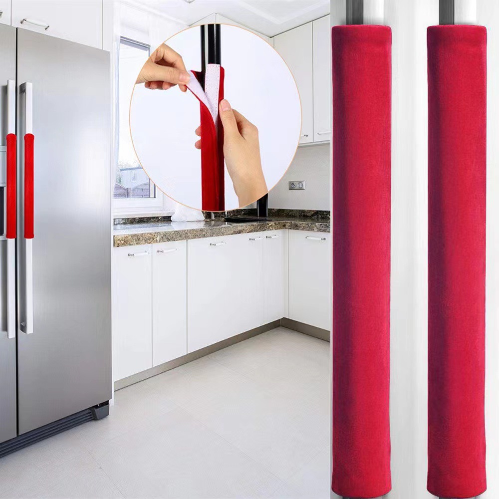 2Pcs/Set Refrigerator Door Han - đánh giá và giá Kitchen Appliances Red Knobs
