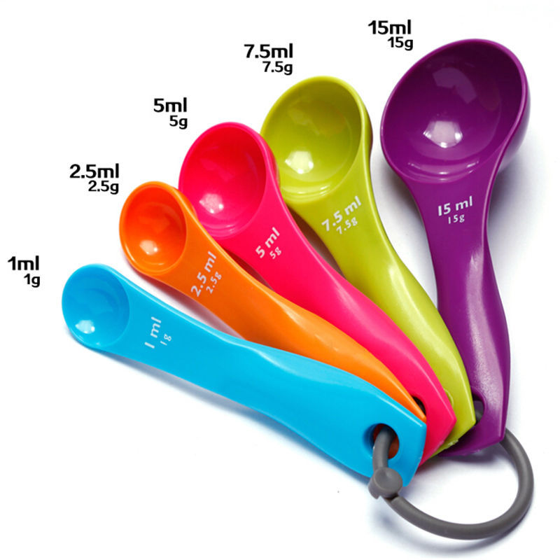 5Pcs Salt Oil Spoon Lovely Kit - đánh giá và giá Kitchen Appliances Combo