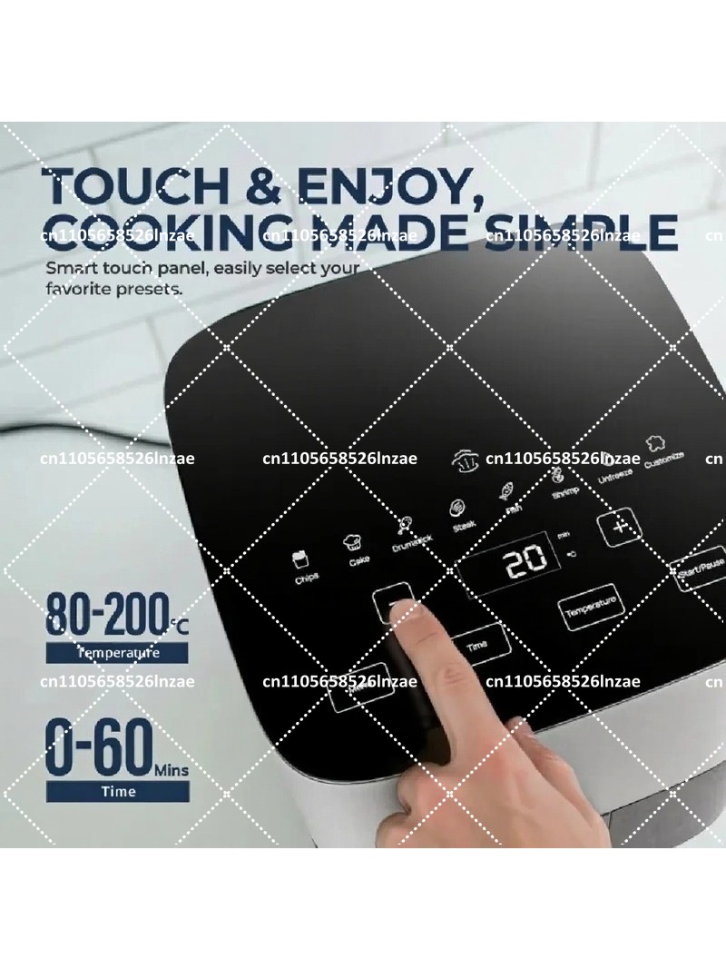 5L 1450W Digital Air Fryer wit - đánh giá và giá Air Fryer 5L Digital