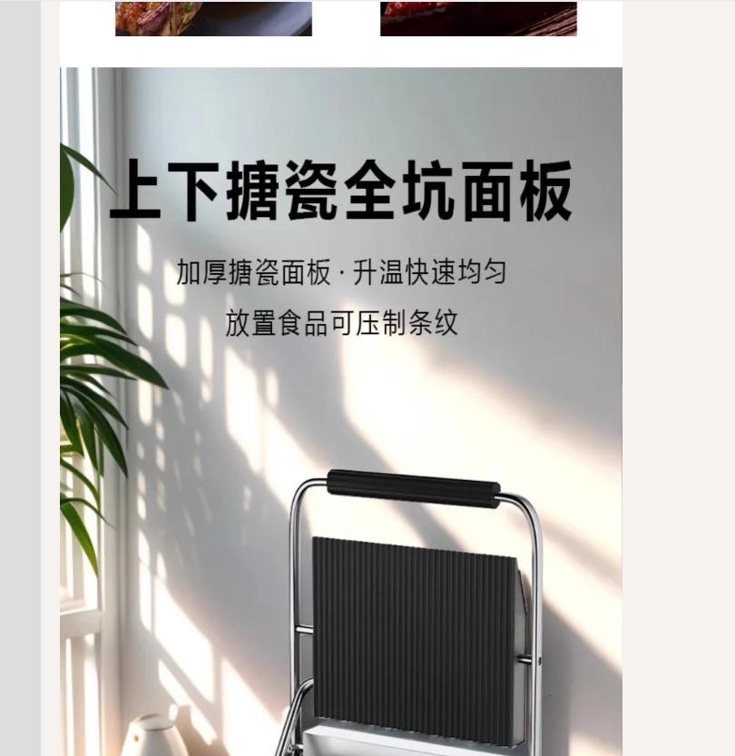 220V Professional Electric Pan - đánh giá và giá Sandwich Press Grill