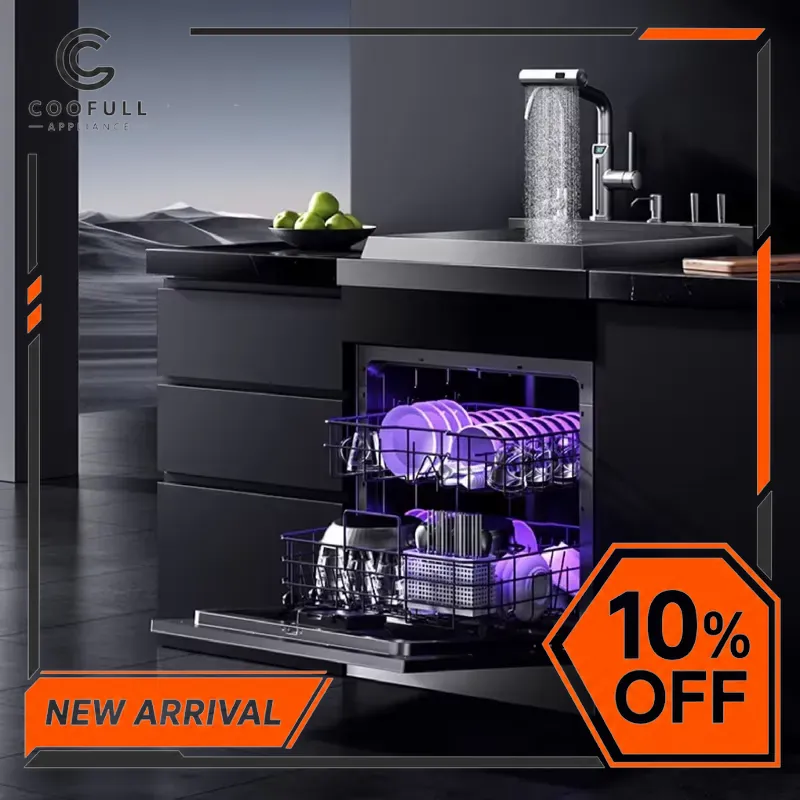 600mm Built In Dishwasher 12 P - đánh giá và giá Kitchen Appliances Combo