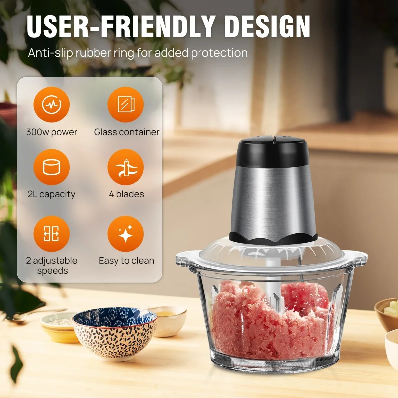 2L Electric Meat Grinder Food  - đánh giá và giá Meat Grinder Attachment