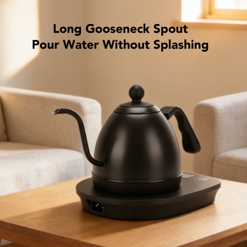 1000W Electric Gooseneck Kettl - đánh giá và giá Electric Kettle Gooseneck