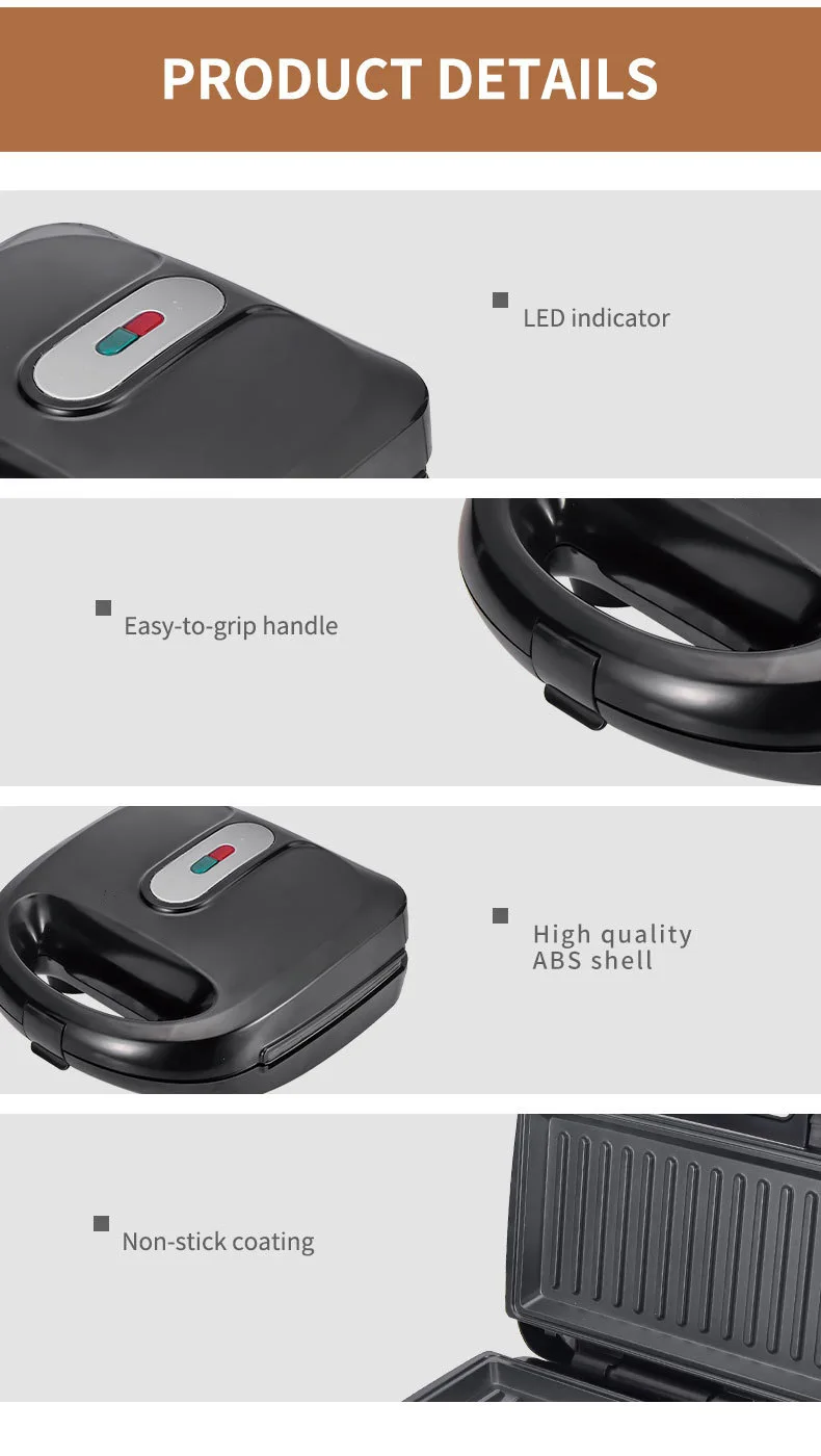 220/110V Household Appliances  - đánh giá và giá Sandwich Press Grill