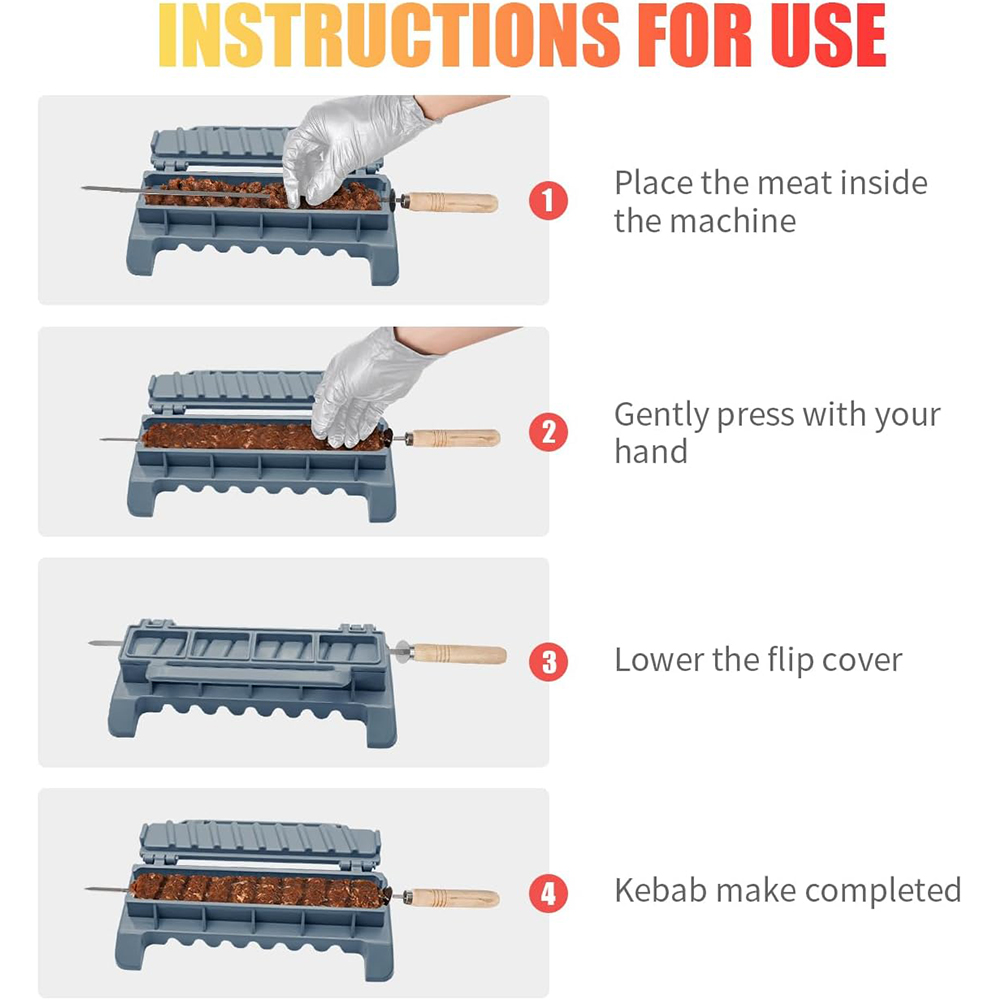 LMETJMA Large Kebab Maker Pres - đánh giá và giá Sandwich Press Grill