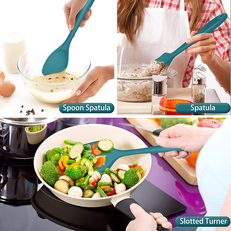 Silicone Cooking Utensils Set  - đánh giá và giá Kitchen Appliances Combo
