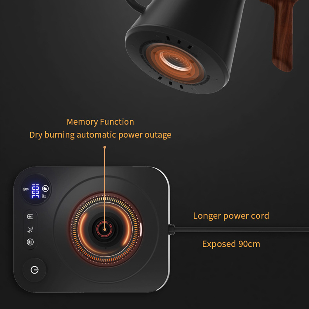 Heat-Resistant Electric Goosen - đánh giá và giá Electric Kettle Gooseneck