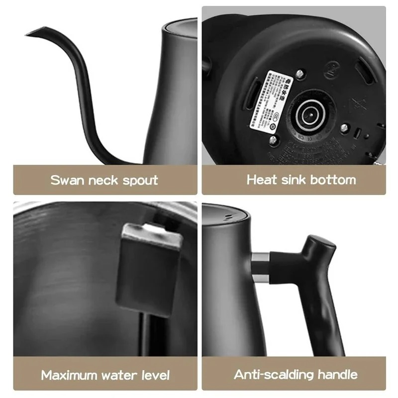 1000W Intelligent Constant Tem - đánh giá và giá Electric Kettle Gooseneck
