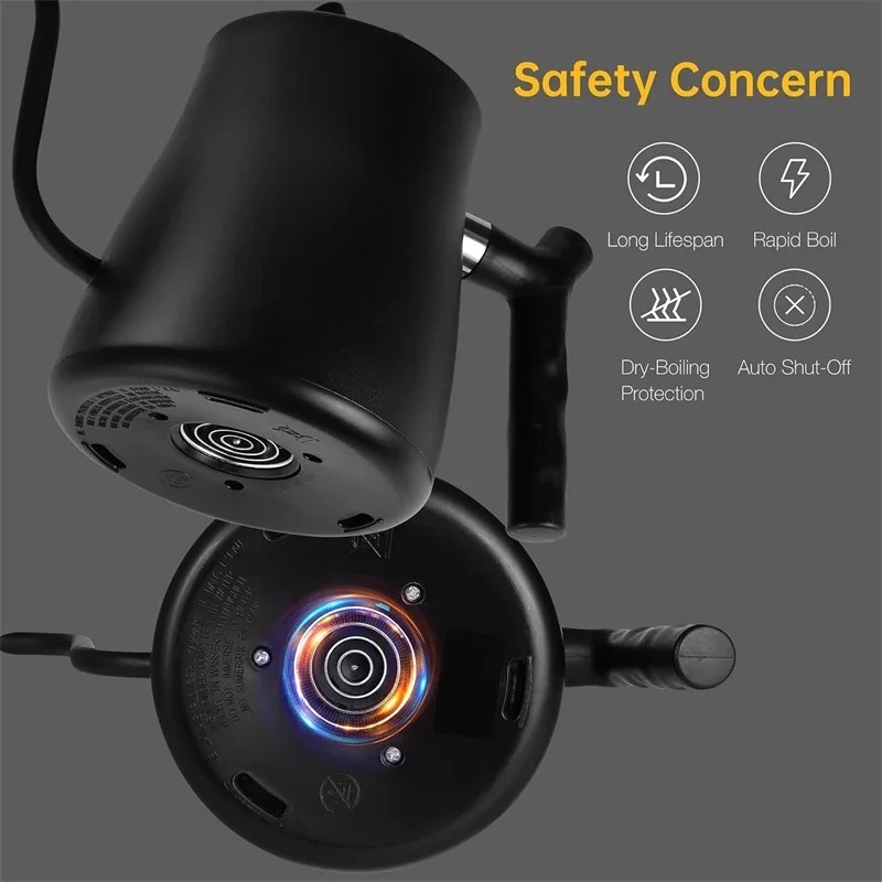 1000W Intelligent Constant Tem - đánh giá và giá Electric Kettle Gooseneck