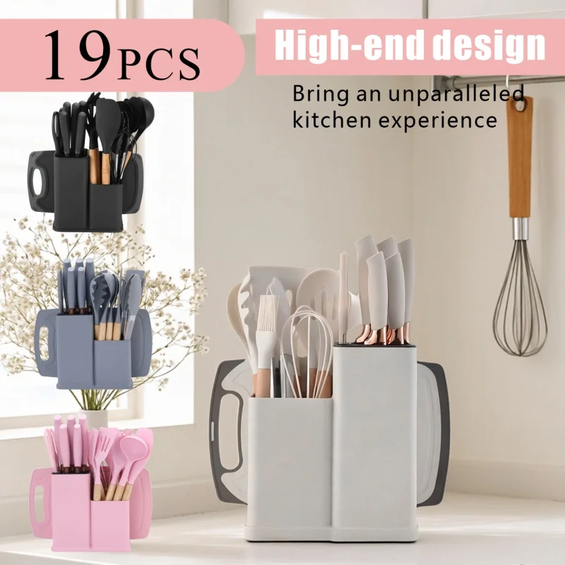 19-in-1 Kitchen Knife & Silico - đánh giá và giá Kitchen Appliances Combo