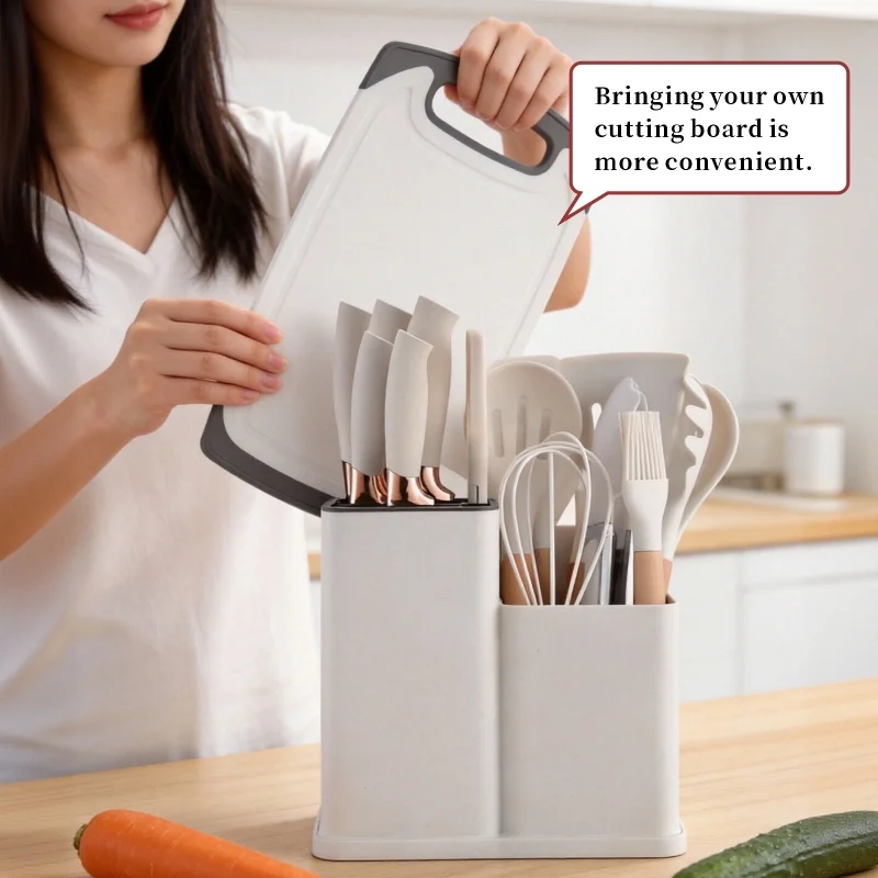 19-in-1 Kitchen Knife & Silico - đánh giá và giá Kitchen Appliances Combo