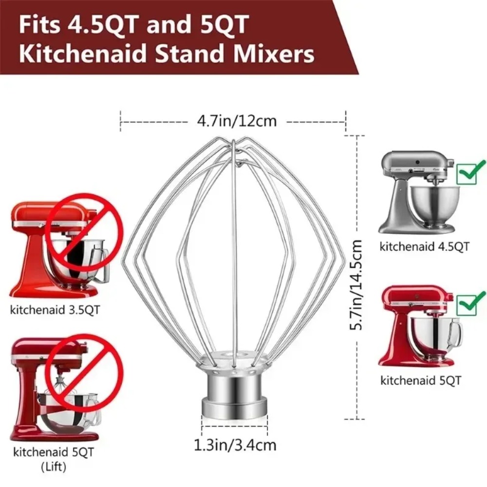 6 Wire Steel Whisk Whip for Ki - đánh giá và giá Meat Grinder Attachment