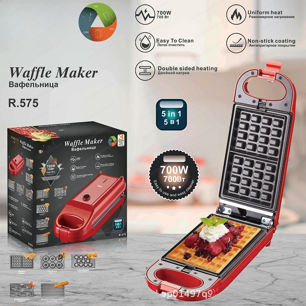 5-in-1 Multifunctional Househo - đánh giá và giá Sandwich Press Grill