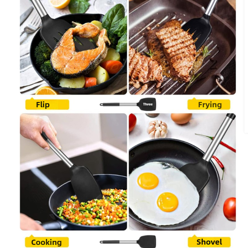 1/2Pcs Silicone Spatula Set He - đánh giá và giá Kitchen Appliances Combo