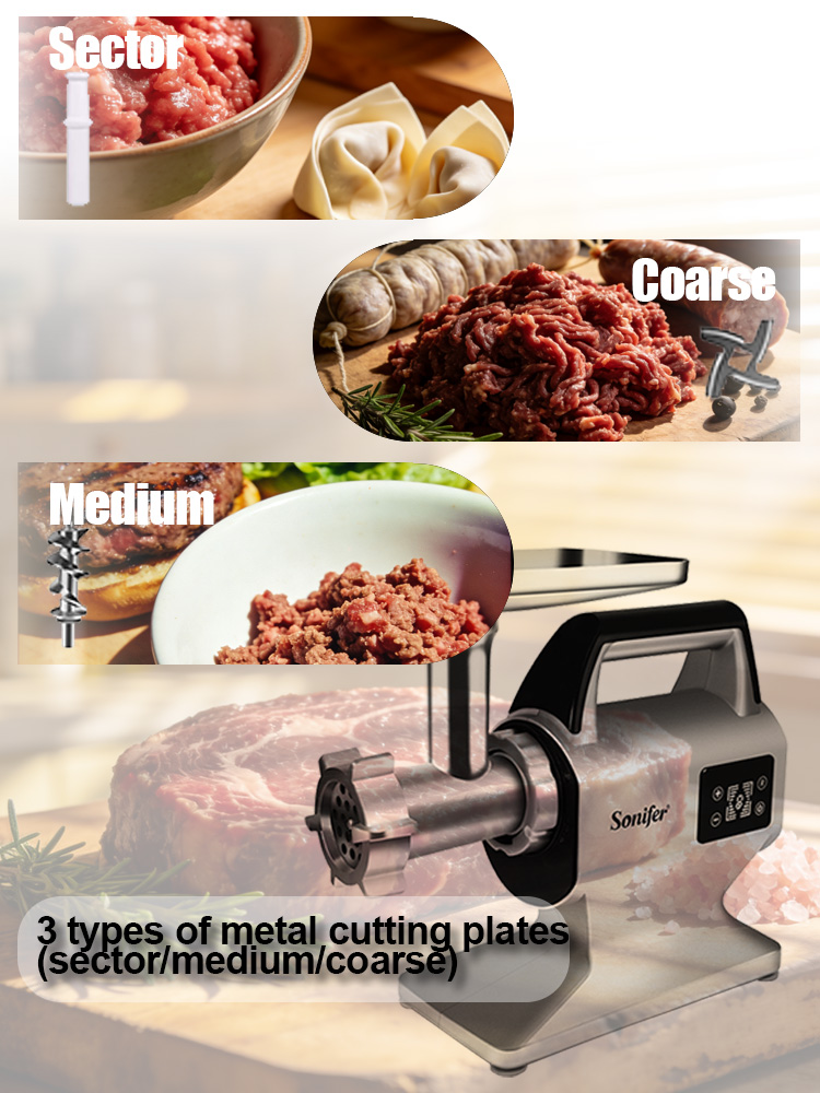 Meat Grinder Sonifer SF-5036 3 - đánh giá và giá Meat Grinder Attachment